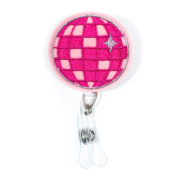 Disco Ball Badge Holder