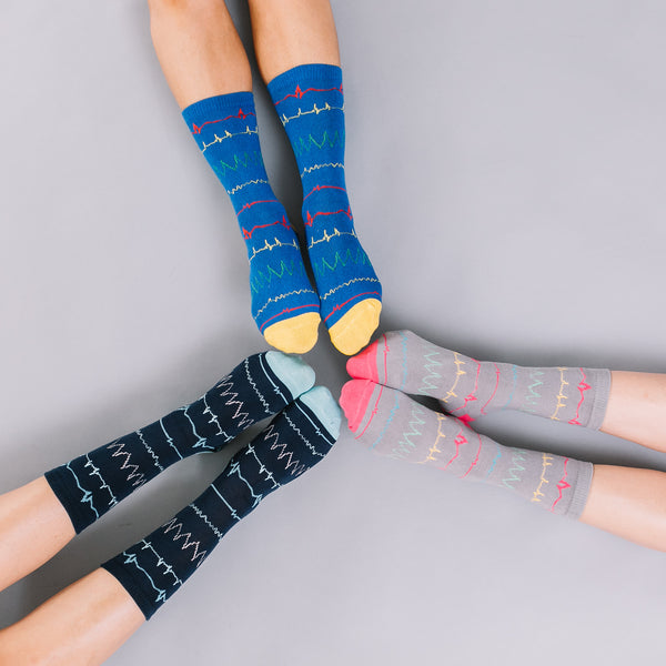 Rainbow Rhythm Socks